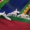 Unicat 250 x 90 cm, Covor original vechi traditional romanesc, pe lungime
