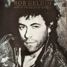 Bob Geldof &lrm;&ndash; Deep In The Heart Of Nowhere _ NM / VG+ vinil, LP disc muzica pop rock _ Mercury, Olanda, 1986 _album