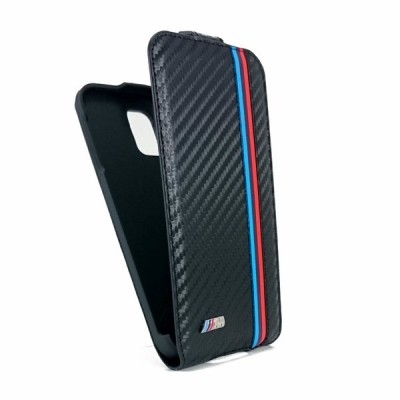 Husa SAMSUNG Galaxy S5 - BMW Flip Vertical (Negru) foto