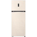 Frigider cu doua usi LG GTBV44SEBKD, 461 l, No Frost, Clasa E, Compresor Smart Inverter, Smart Diagnosis, Express Freezing
