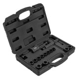 Set unelte pentru cilindri de frana moto cu 12 adaptoare, NEO TOOLS