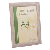 Ramă Foto Frangipani Series, Model Lemn, Culoare Gri, Dimensiune A4 21x29.7cm, Oem