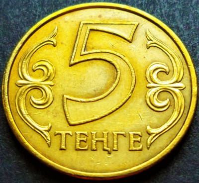 Moneda 5 TENGE - KAZAHSTAN, anul 2014 * cod 2543 foto