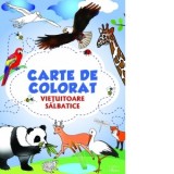 Carte de colorat: Vietuitoare salbatice