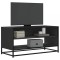 vidaXL Dulap TV, negru, 91x40x46 cm, lemn prelucrat și metal 848884