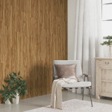 VidaXL Panouri de perete aspect lemn, maro, 4,12 m&sup2;, PVC