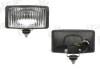 Proiector auto Wesem 12/24V rectangular bec H3 partea stanga/dreapta 140x75x70mm sticla alba, cu lumina de ceata , 1 buc