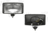 Proiector auto Wesem 12/24V rectangular bec H3 partea stanga/dreapta 140x75x70mm sticla alba, cu lumina de ceata , 1 buc