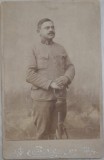 Foto veche militar Kabinett atelier G. EGEL Nagyszeben SIBIU Transilvania 17x10