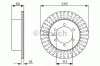 Disc frana NISSAN PATROL V platou / sasiu (1998 - 2016) BOSCH 0 986 479 385