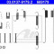 Set accesorii, sabot de frana FIAT PANDA (169) (2003 - 2016) ATE 03.0137-9179.2