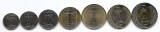 Arabia Saudita Set 7 - 1, 5, 10, 25, 50 Halala 1, 2 Riyal 2016 - UNC !!!