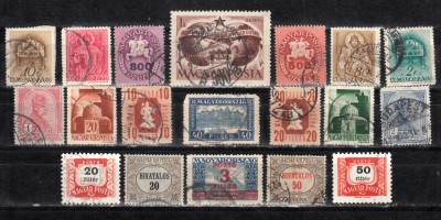 A7 T5 36 - Timbre foarte vechi - Ungaria foto