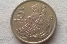 MONEDA 5 PESETAS 1997-SPANIA foto