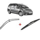 Cumpara ieftin Set 3 stergatoare CITROEN C4 GRAND PICASSO I (UA_) 2006-2013, parbriz si luneta, Valeo Silencio