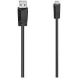 Cumpara ieftin Cablu Date Hama 200605, USB 2.0, 0.75m, Mini USB, Negru, Universal