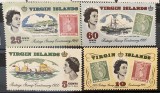PC462 - BRITISH VIRGIN ISLANDS 1966 Aniversare Timbre, serie MNH, 4v