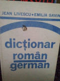 Jean Livescu - Dictionar roman-german (1982)