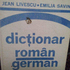 Jean Livescu - Dictionar roman-german (1982)