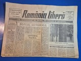 ziarul romania libera 21 -22 octombrie 1990