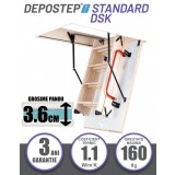 Scara pod DEPOSTEP STANDARD DSK pliabila din lemn