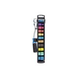 Set 11 chei tubulare clichet 1/2", otel CrV, 72T, codificate prin culori, 10-24 mm
