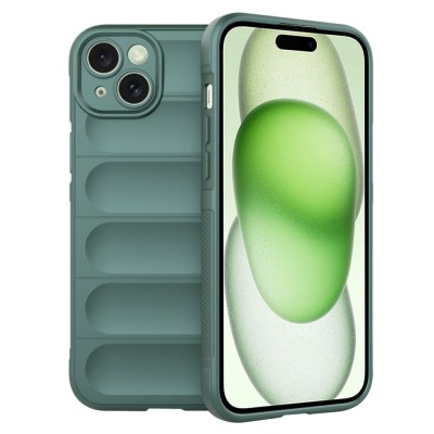 Husa iPhone 15 Plus Techsuit Magic Shield, verde foto