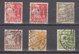 A12 S6 10 - Timbre foarte vechi - Danemarca - corabii, Transporturi, Stampilat