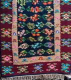 Covor oltenesc dimensiuni mari 330 x 195 cm stare foarte bună