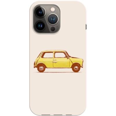 Husa compatibila cu Apple iPhone 13 Pro Max model Mr Bean Mini Cooper , Silicon, TPU, Viceversa foto