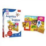 Joc Educativ EduPuzzle Engleza pentru Prescolari, TREFL Jocuri