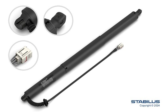 Actuator usa spate, hayon SKODA SUPERB (3V), 05.2015-06.2024 Model LIFTBACK, STABILUS, lungime= 633, 5 mm,