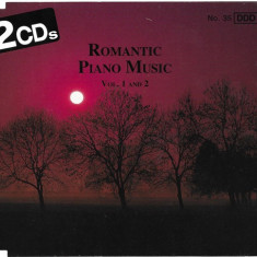 2 CD Sylvia Cápova / Peter Schmalfuss ‎– Romantic Piano Music Vol. 1 And 2, 1993