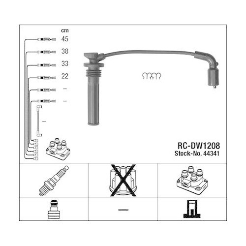 NGK Set cablaj aprinder