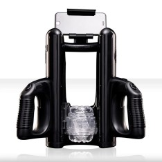 Masturbator Automat Fleshlight Quickshot Launch, 3+1 Moduri Impingere, USB, Negru
