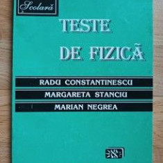 Teste de fizica- Radu Constantinescu, Margareta Stanciu