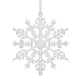 Decoratiune brad fulg de zapada, set 3 bucati, 12cm, alb Household NewTrend