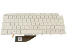 Tastatura Laptop 2-in-1, Dell, XPS 13 7390, 0XD3H3, iluminata, alba, layout US
