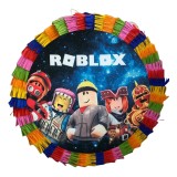 Pinata pentru petreceri, 35 cm, multicolora, model Roblox, umplutura inclusa