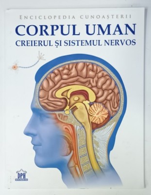 CORPUL UMAN , CREIERUL SI SISTEMUL NERVOS , SERIA &amp;#039; ENCICLOPEDIA CUNOASTERII &amp;#039; , 2024 foto