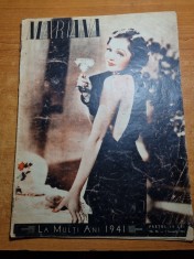 revista mariana 1 ianuarie 1941-anul nou,coafura,moda,umor