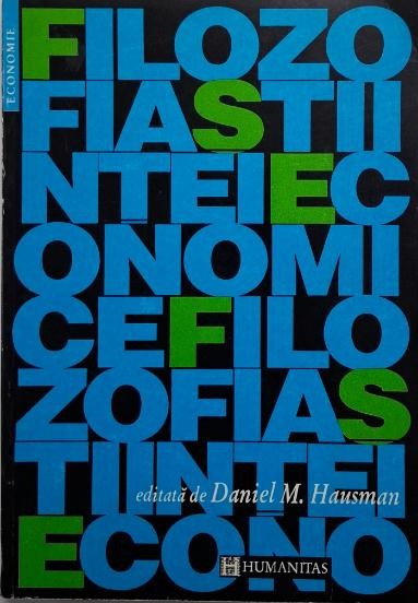 Filozofia stiintei economice (Antologie)