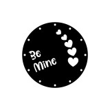 Cumpara ieftin Sticker decorativ, Clock , Negru, 60 cm, 7324ST-1, Oem