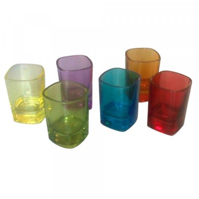 Set 96 Pahare Colorate Sticla 50ml VIVA Liqueur COLOR 56032CF69 foto