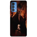 Husa compatibila cu Motorola G20 model Samurai jack fight, Silicon, TPU, Viceversa, Transparent, Carcasa