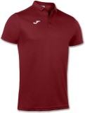 Cumpara ieftin Tricou polo cu maneca scurta pentru barbati Joma Hobby, visiniu, M - OUTLET