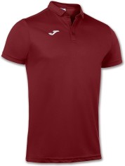 Tricou polo cu maneca scurta pentru barbati Joma Hobby, visiniu, M - OUTLET