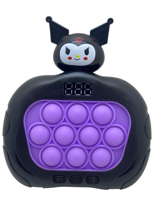 Consola interactiva Pop It Kuromi pentru copii, model Speed Push
