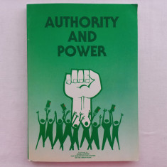 AUTHORITY AND POWER