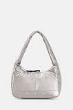 Tommy Jeans poșetă culoarea argintiu, AW0AW18066
